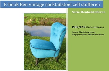 E-book Een vintage cocktail stoel zelf stofferen - Marja Kooreman