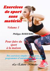 EXERCICES DE SPORT SANS MATÉRIEL