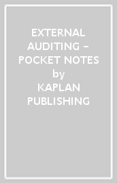 EXTERNAL AUDITING - POCKET NOTES