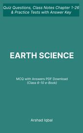 Earth Science MCQ PDF Book Class 6-10 Science MCQ Questions and Answers PDF