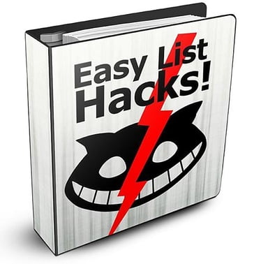 Easy List Hacks - guy deloeuvre