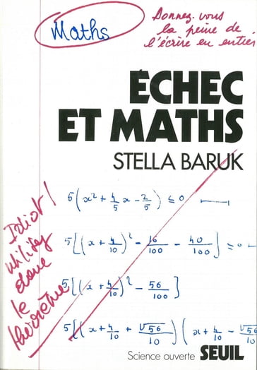 Echec et Maths - Stella Baruk