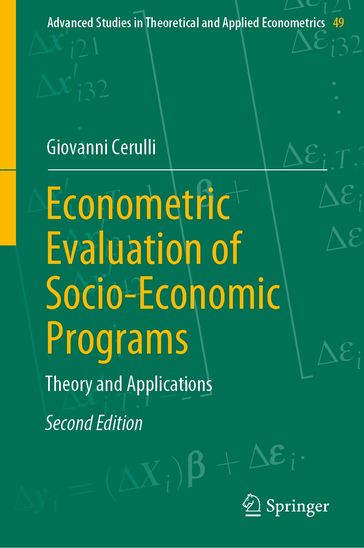 Econometric Evaluation of Socio-Economic Programs - Giovanni Cerulli