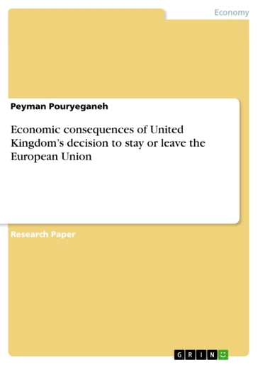 Economic consequences of United Kingdom's decision to stay or leave the European Union - Peyman Pouryeganeh