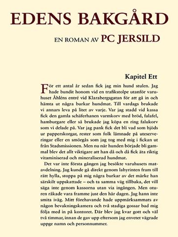 Edens bakgard - P C Jersild