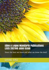 Edeo & Legoo Mandarin Publications Lists 2021 June Issue