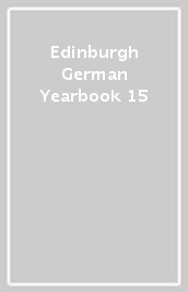 Edinburgh German Yearbook 15