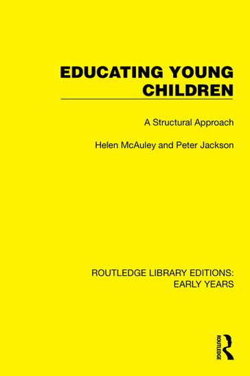 Educating Young Children - Helen McAuley - Peter Jackson