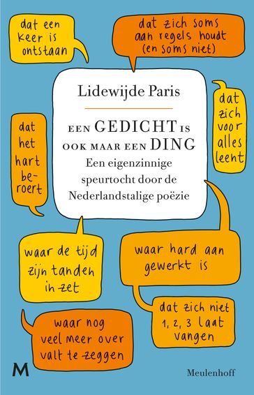 Een gedicht is ook maar een ding - Lidewijde Paris