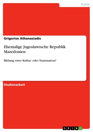 Ehemalige Jugoslawische Republik Mazedonien - Grigorios Athanasiadis