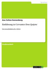 Einführung in Cervantes Don Quijote