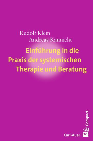 Einführung in die Praxis der systemischen Therapie und Beratung - Andreas Kannicht - Rudolf Klein