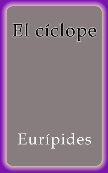 El cíclope - Eurípides