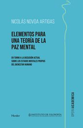 Elementos para una teoría de la paz mental