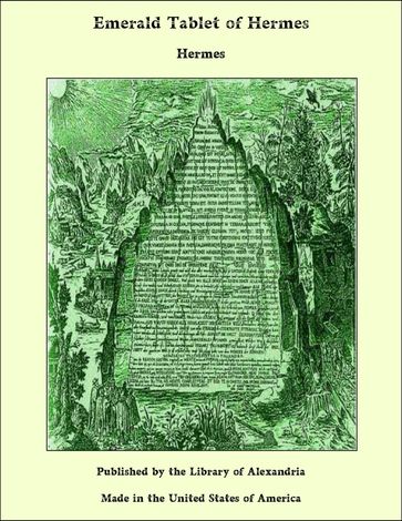 Emerald Tablet of Hermes - Hermes