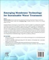 Emerging Membrane Technology for Sustainable Water Treatment