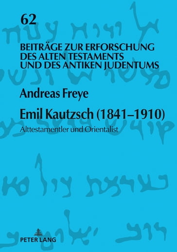 Emil Kautzsch (18411910) - Andreas Freye - Hermann Michael Niemann