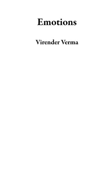 Emotions - Virender Verma