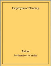Employment Planning And Optimal Allocation Of Physical And Human Resources