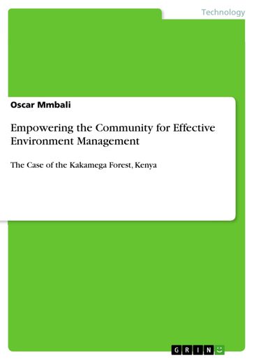Empowering the Community for Effective Environment Management - Oscar Mmbali