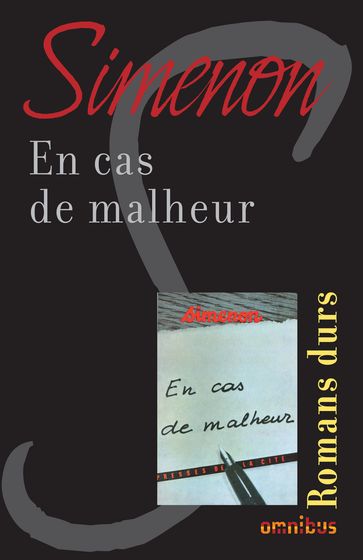 En cas de malheur - Georges Simenon