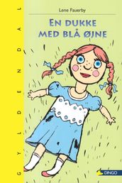 En dukke med bla øjne