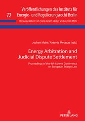 Energy Arbitration and Judicial Dispute Settlement