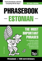 English-Estonian phrasebook and 1500-word dictionary