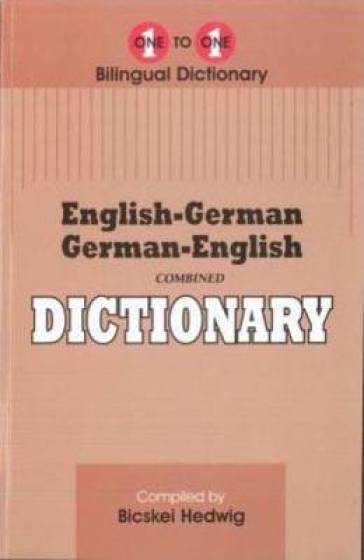 English-German & German-English One-to-One Dictionary - Berthold Hedwig