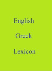 English Greek Lexicon