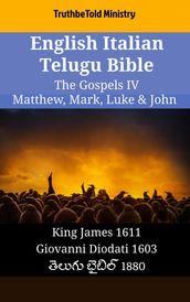 English Italian Telugu Bible - The Gospels IV - Matthew, Mark, Luke & John