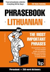 English-Lithuanian phrasebook and 250-word mini dictionary