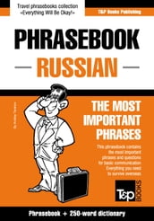 English-Russian phrasebook and 250-word mini dictionary