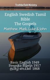 English Swedish Tamil Bible - The Gospels - Matthew, Mark, Luke & John