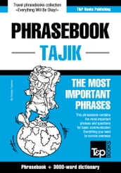 English-Tajik phrasebook and 3000-word topical vocabulary