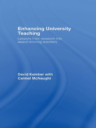 Enhancing University Teaching - David Kember - Carmel McNaught
