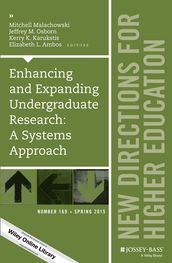 Enhancing and Expanding Undergraduate Research: A Systems Approach