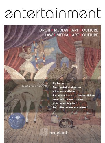 Entertainment - Droit, Médias, Art, Culture 2017/1 - Mrs. Judith Andres