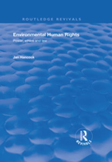 Environmental Human Rights - Jan Hancock