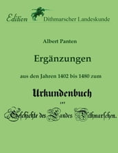 Ergänzungen aus den Jahren 1402 bis 1480 zum Urkundenbuch