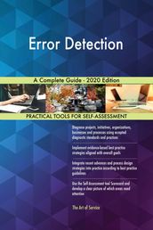 Error Detection A Complete Guide - 2020 Edition