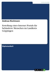 Erstellung eines Internet Portals für behinderte Menschen im Landkreis Göppingen