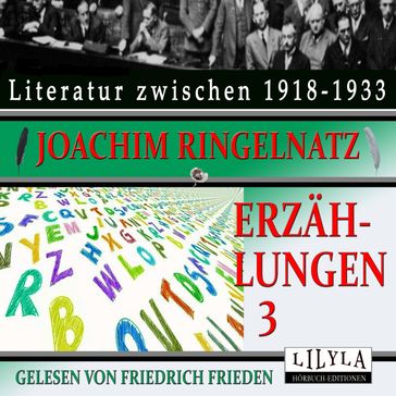 Erzählungen 3 - Joachim Ringelnatz