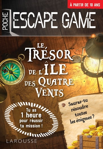 Escape de game de poche - Le Trésor de l'île des Quatre Vents - Gilles Saint-Martin