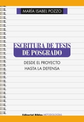 Escritura de tesis de posgrado