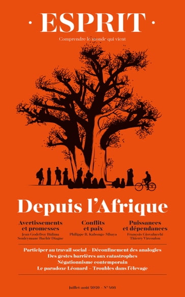 Esprit - Depuis l'Afrique - Jean Godefroy Bidima - Philippe B. Kabongo-Mbaya - Souleymane Bachir Diagne