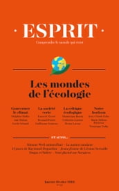 Esprit janvier-février 2018 Les mondes de l écologie