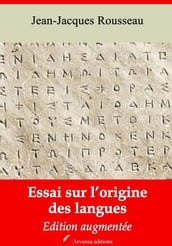 Essai sur l origine des langues suivi d annexes