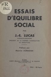 Essais d équilibre social