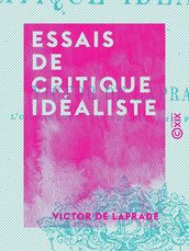 Essais de critique idéaliste